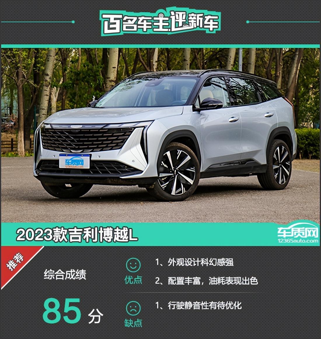 百名车主评新车：2023款吉利博越L