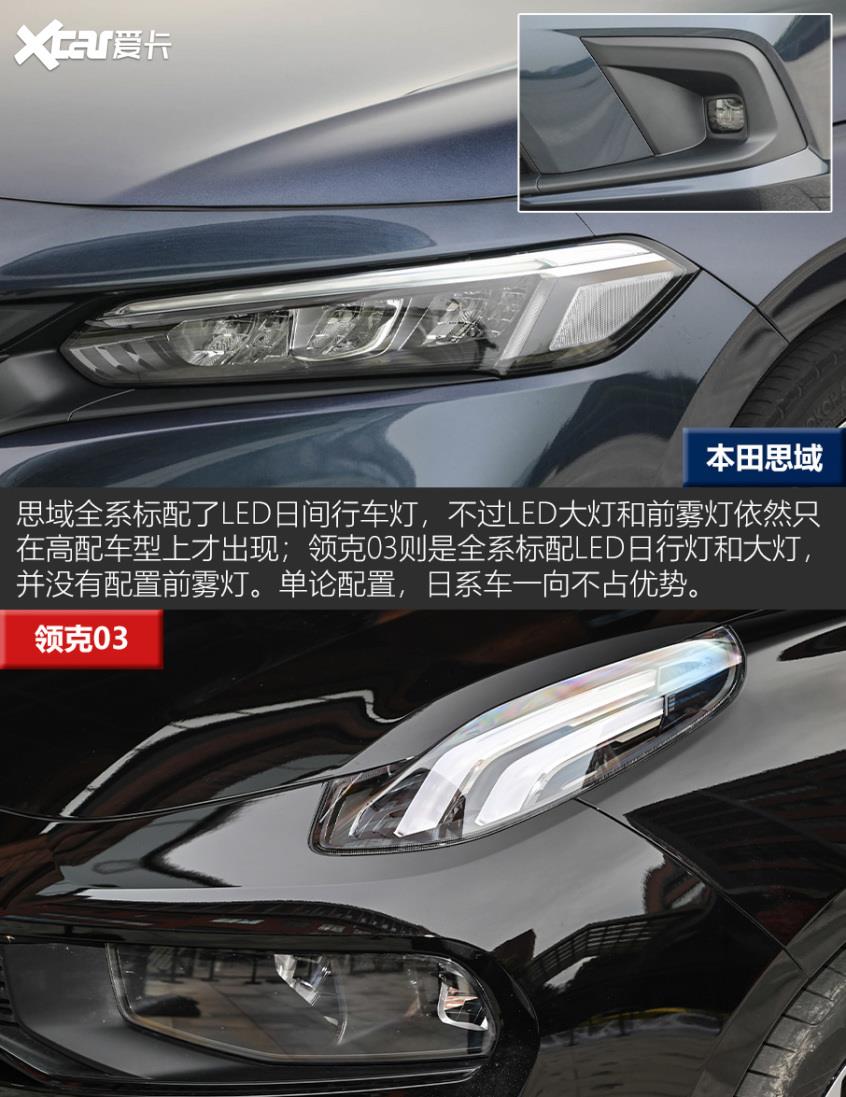 新思域VS领克03
