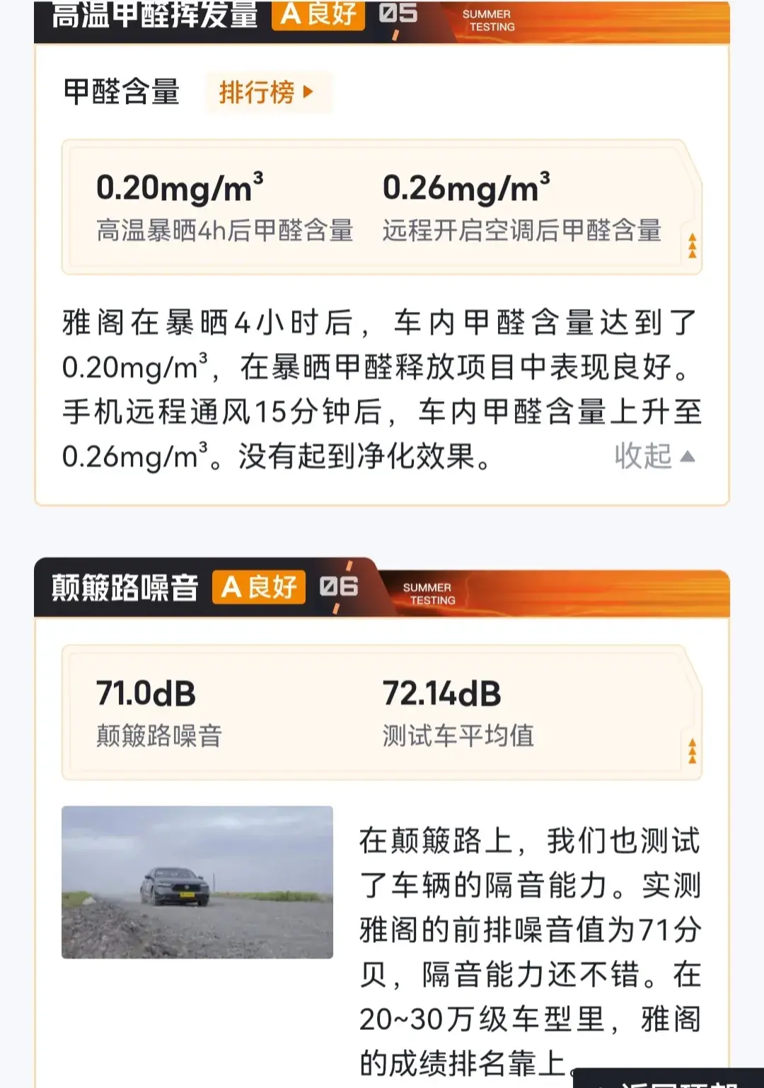 全新雅阁夏测结果出炉，制冷、油耗表现出色，手机控车表现较差