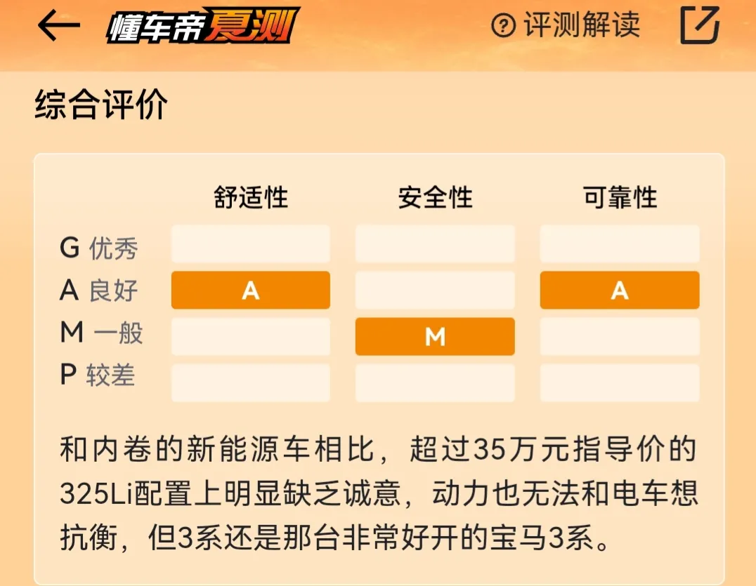宝马3系夏测获一般评级：制冷效果出色，暴晒甲醛含量偏高