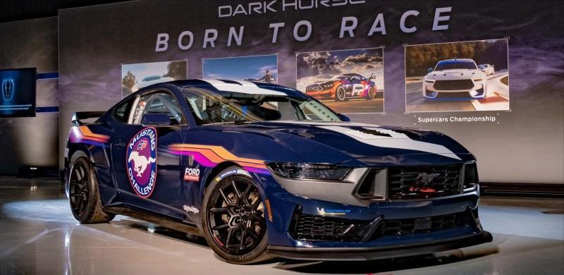 搭载Coyote V8+500匹马力，全新福特Mustang Dark Horse R赛车版亮相