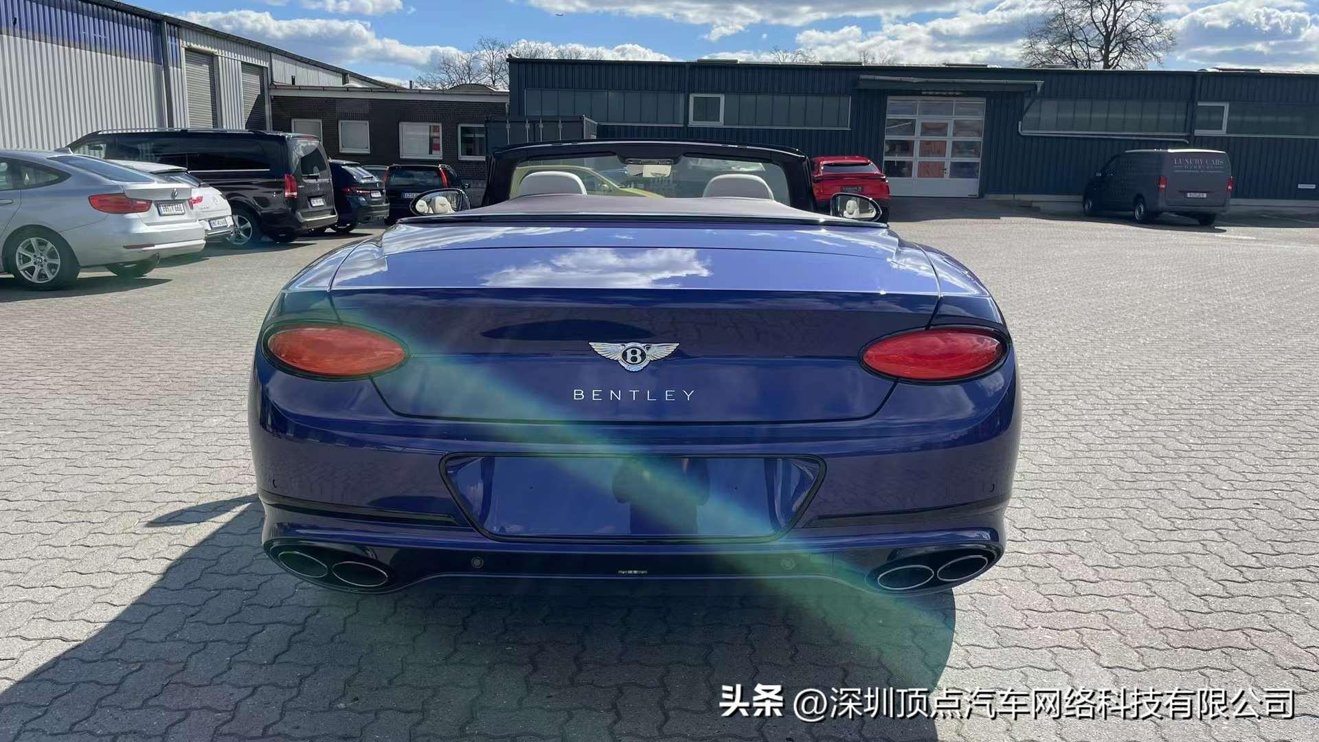 23款宾利欧陆GTC敞篷 雅度版 V8 4.0 坦桑石紫 现车特价售全国
