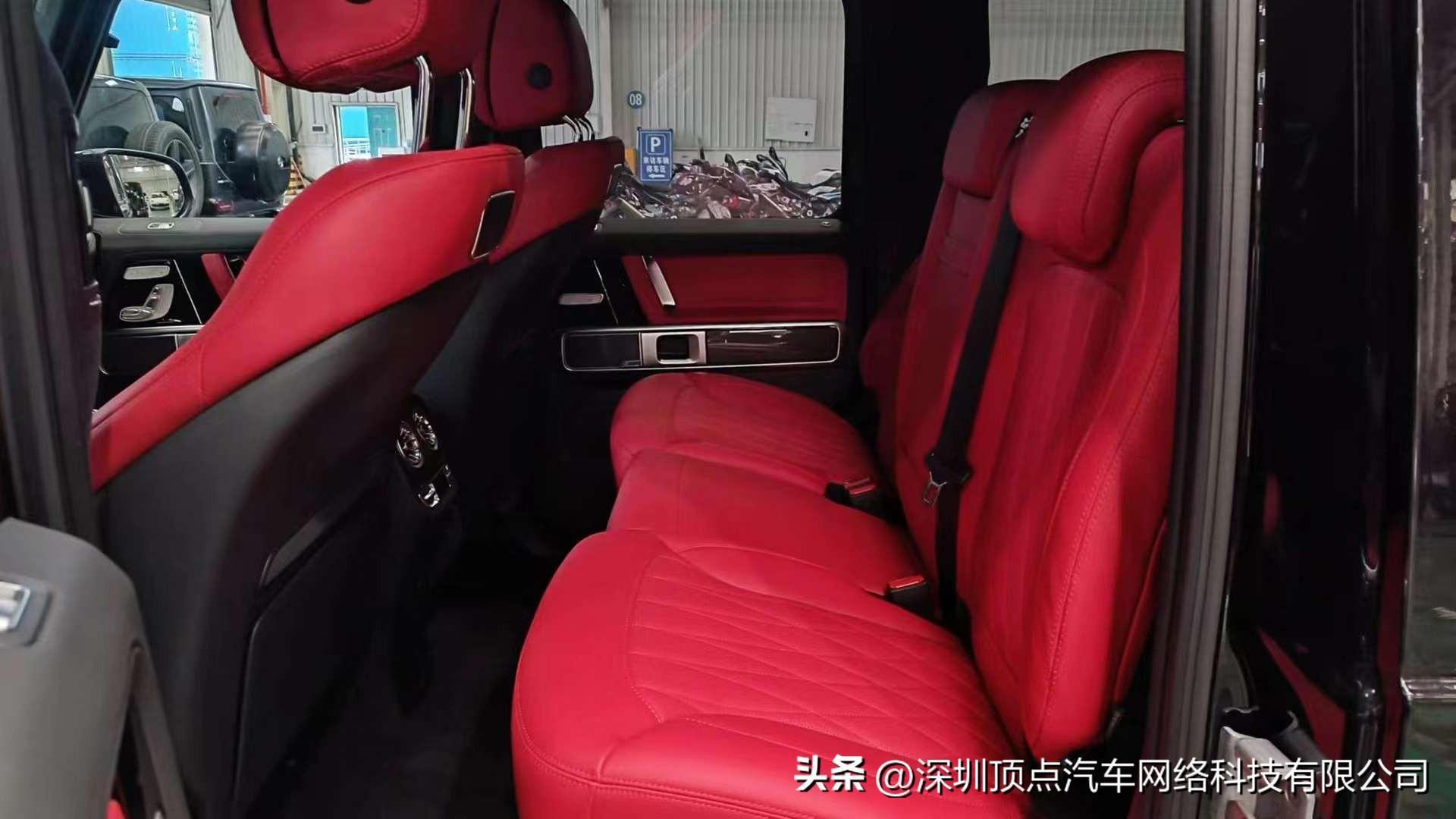 23款欧版奔驰G63 原码 全国上牌 黑红满配现车290随时提