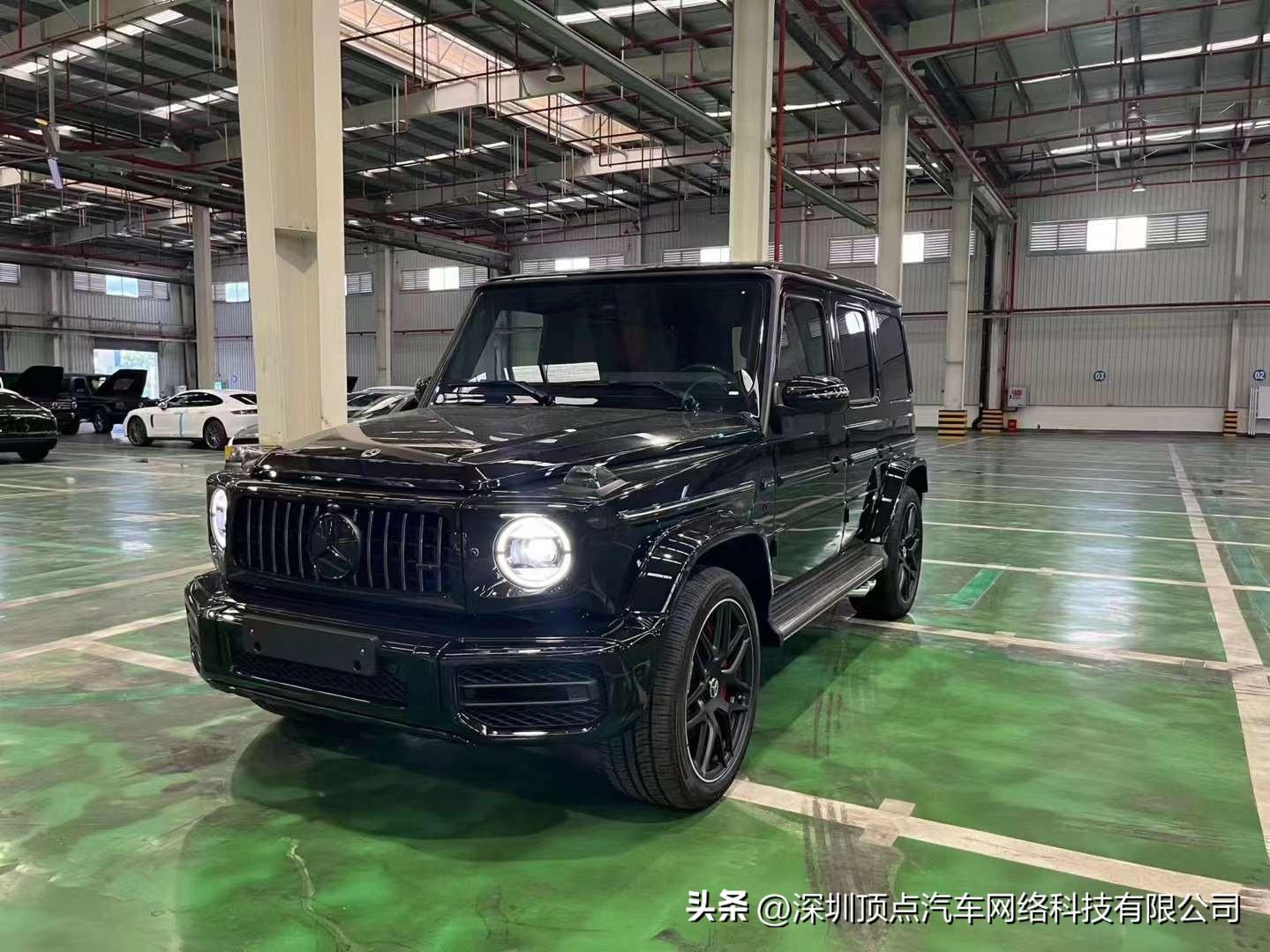 23款欧版奔驰G63 原码 全国上牌 黑红满配现车290随时提
