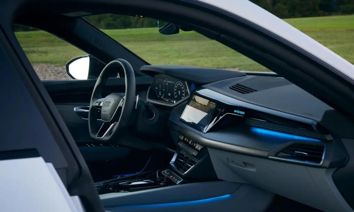2023款奥迪e-tron GT，R8工厂制造，赛车空气动力学技术