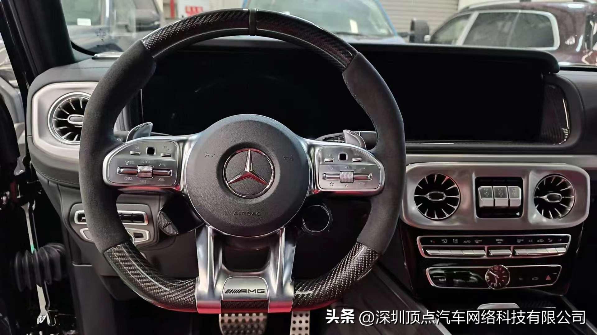 23款欧版奔驰G63 原码 全国上牌 黑红满配现车290随时提