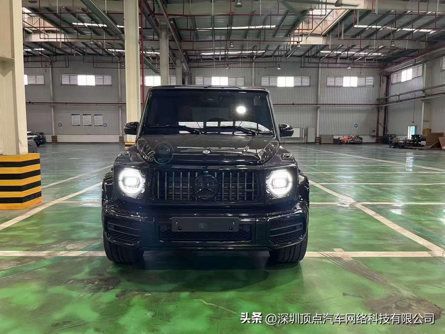 23款欧版奔驰G63 原码 全国上牌 黑红满配现车290随时提