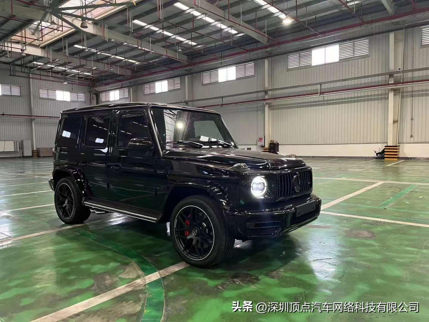 23款欧版奔驰G63 原码 全国上牌 黑红满配现车290随时提