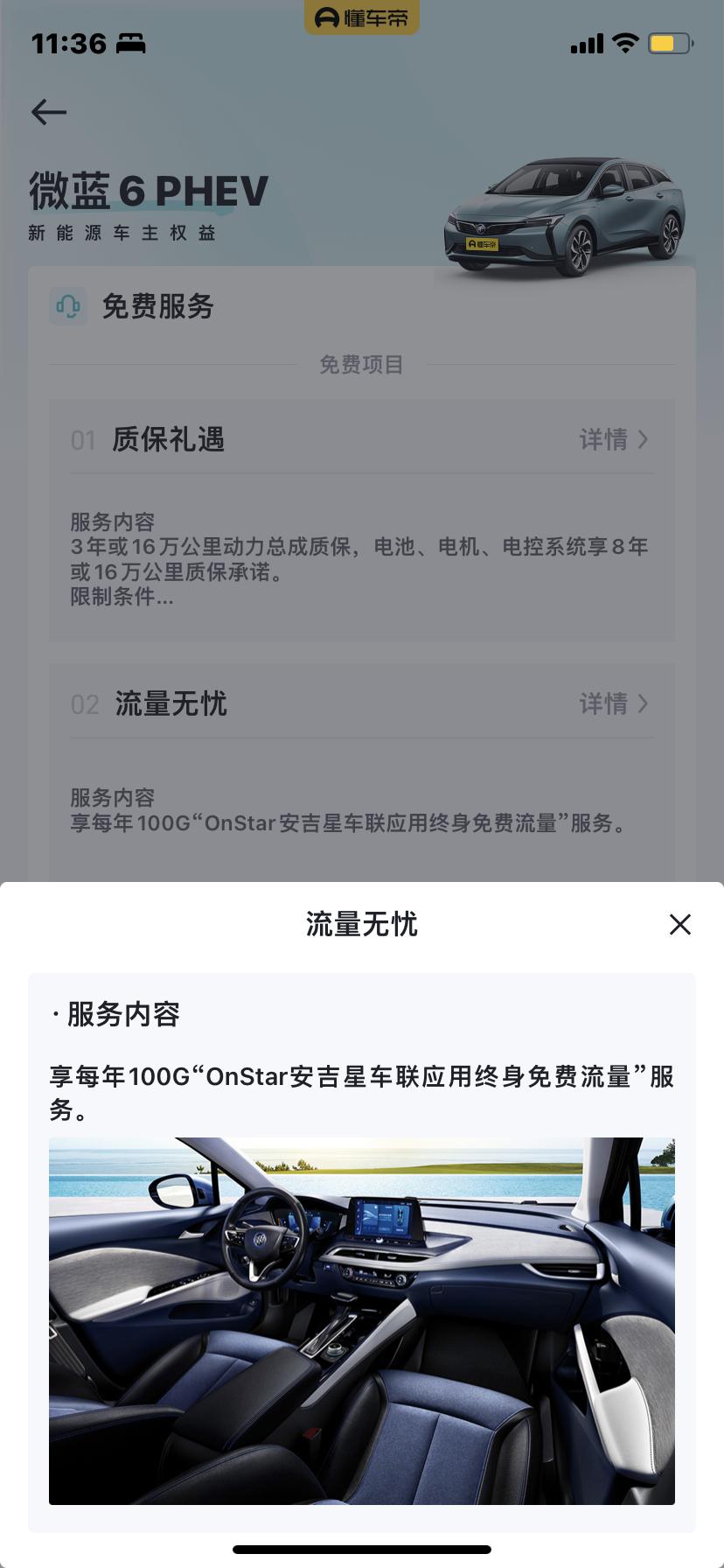 别克微蓝6 PHEV 准新手想问一下：1.100g的流量是网易云听歌 高德地图等软件都可以使用的吗？ 然后是每年都有吗？