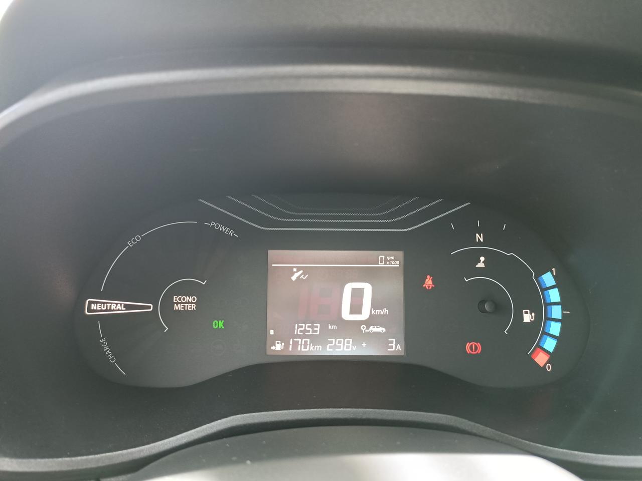 东风风光风光E1 各位大神，我刚提的东风E1  智版续航还有135的时候开始充电，快充充满电只显示续航171，跟官方标注