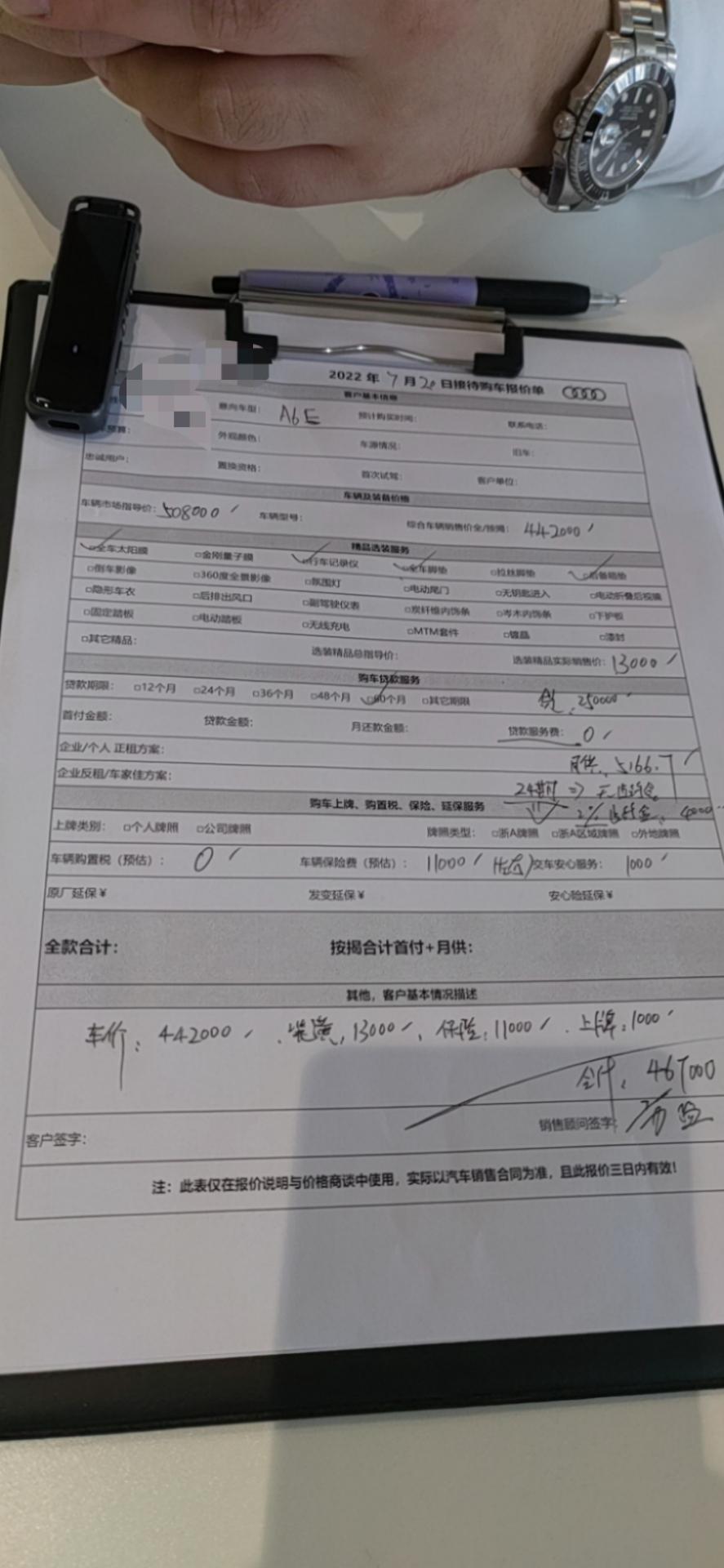 奥迪A6L 这个价格正常吗？