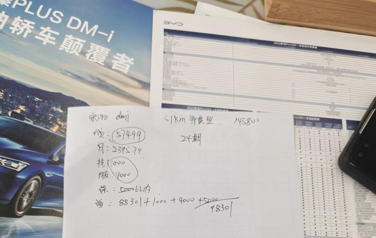 比亚迪宋Pro DM-i 宋pro dmi-51尊贵版各位车友们，这个价应该怎么往下砍呀，裸车价新能源能砍不全款的话说是