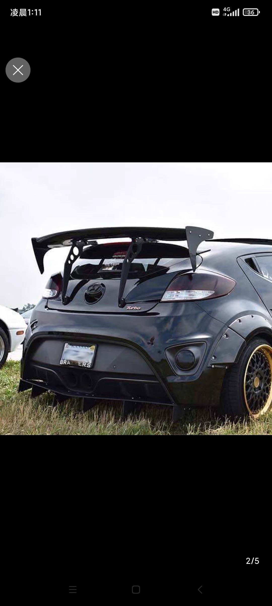 现代Veloster飞思 改翅膀标能过年检么？？？