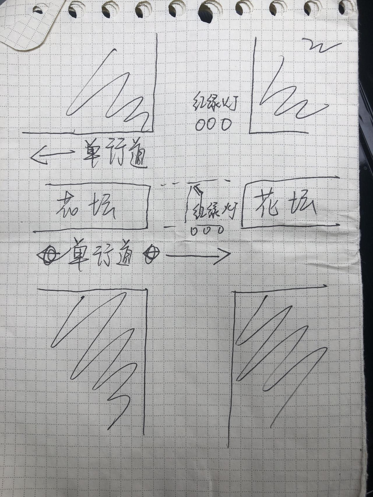 吉利博越 兄弟们，这种单行道路口两个红绿灯时间是一样的，昨天代驾闯黄灯过了第一个红绿灯，第二个红绿灯直接左转了，他这样走