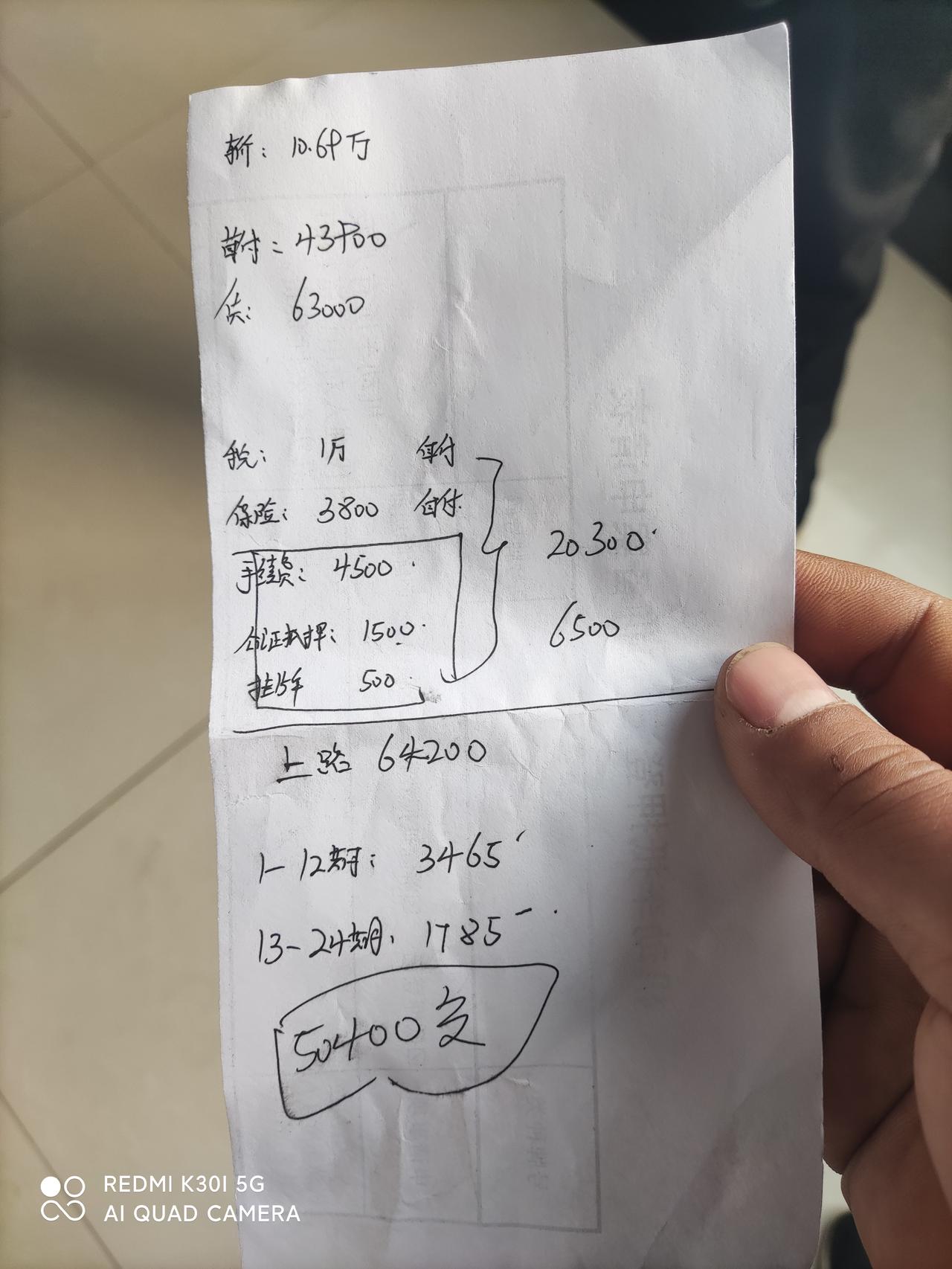 今天提朗逸1.5自动舒适版，分期下来12万7千2，这个价格贵了吗？这还不包括保险，说是保险自己和厂家商量着办。