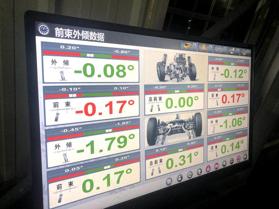 本田思域 请问各位大佬，业界人士及修车师傅：我车左后轮出现刮擦事故以后，第一次定位是左后轮外倾，因为刮擦的是左后轮，我让