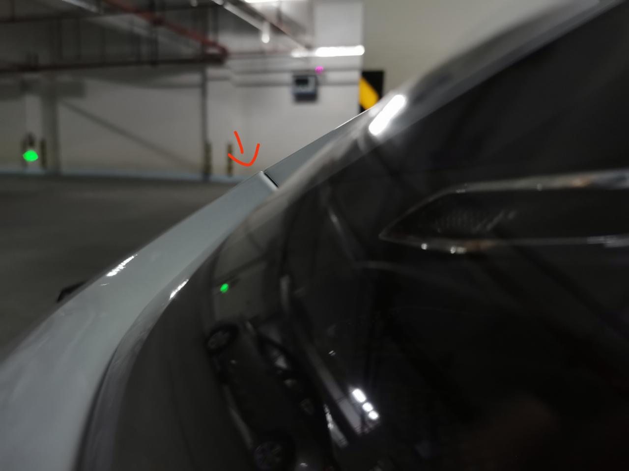 保时捷718 在4S店修了前杠，钣金+喷漆，但是修完却发现前杠和左前叶子板的借口不是平整的。4s店解释是前杠下边的限位器