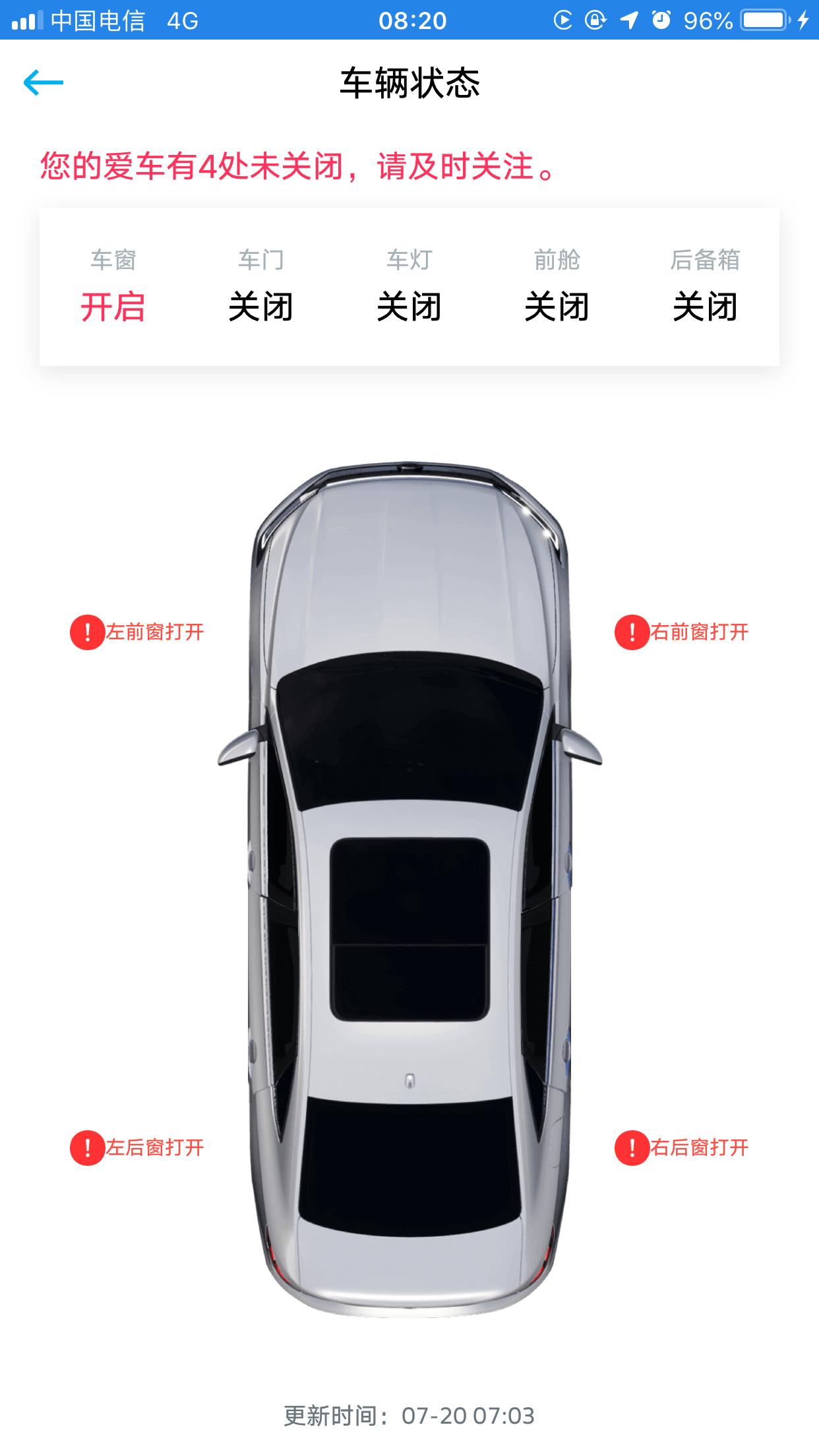 大众T-ROC探歌 明明锁好车窗了，为啥还显示没锁好