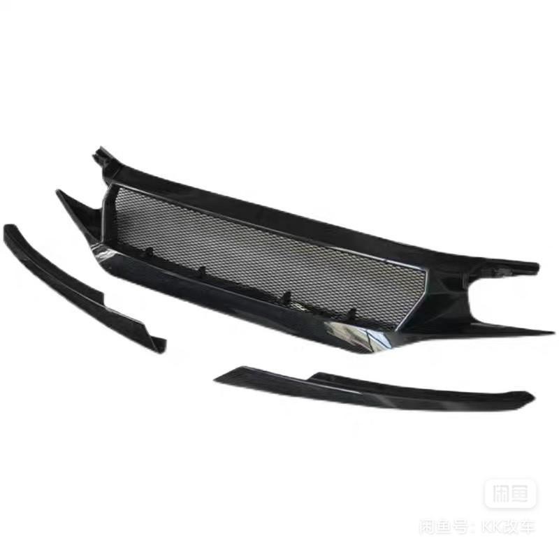 思域去掉车标违法吗，中网改装