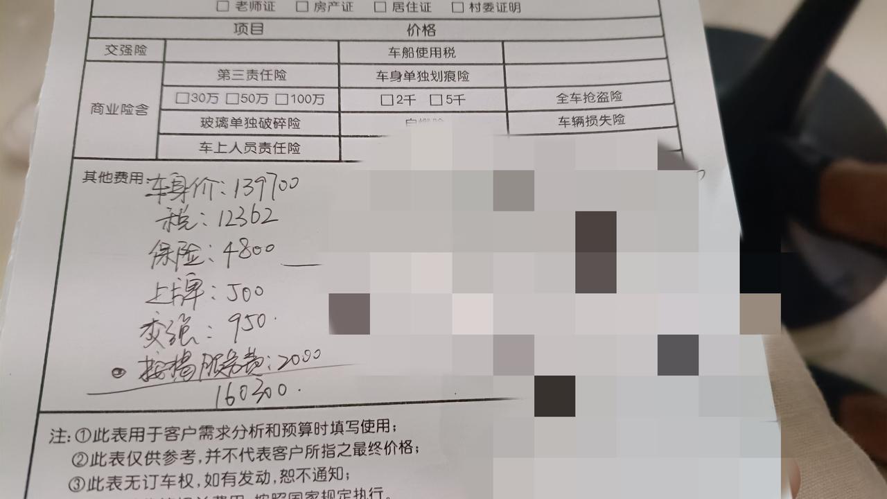 老哥门，今天去看了星瑞尊贵，落地16w300。这个价格是不是有点离谱了，坐标湛江，下面上图