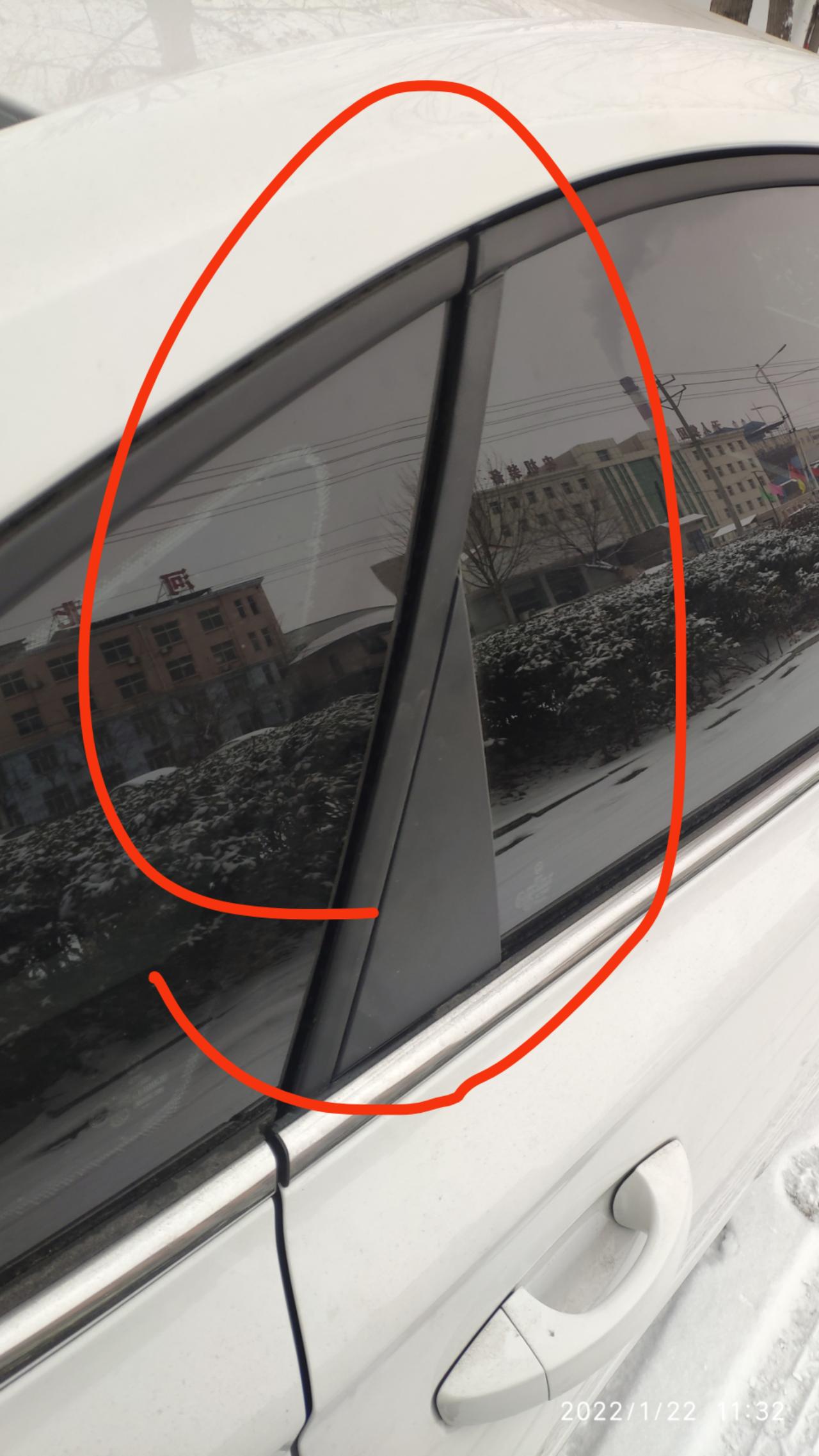 大众朗逸 关好车门缝隙这么大吗？家人们