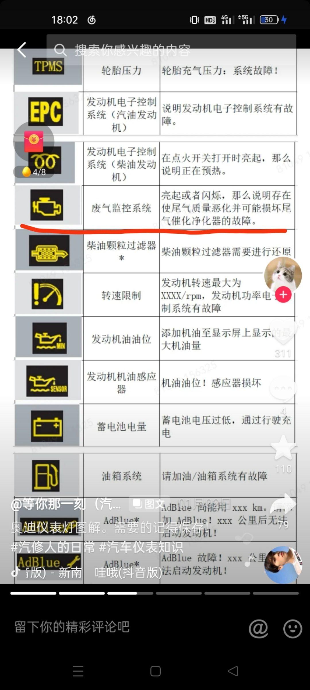 奥迪A3 21款a3l短短一个月内亮了三次发动机故障灯了，每次去4s店都是销码，说是传感器问题，过于敏感，不是什么毛病，