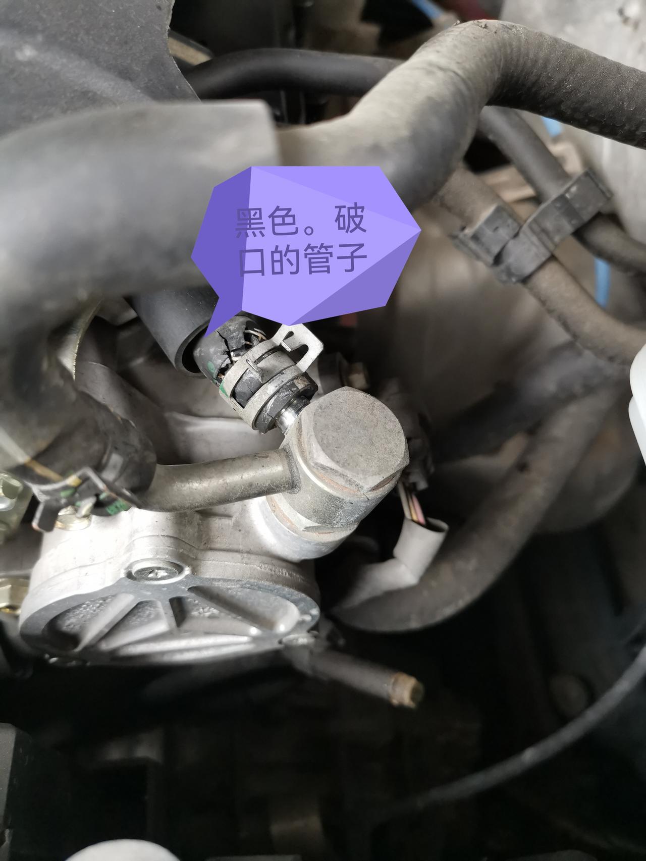 马自达3 昂克赛拉 这是什么管。管子有点老化。