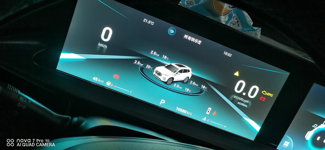 奇瑞瑞虎8 PLUS 请问各位车友仪表盘这个轮胎表示啥意思？？中网显示一个，驾驶室这边显示一个