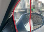 长安锐程CC 车友们，副驾驶玻璃降下去又升上来就出现圆圈中划痕，导致看不清后视镜 怎么回事呢？该怎么处理啊？正驾驶没有 