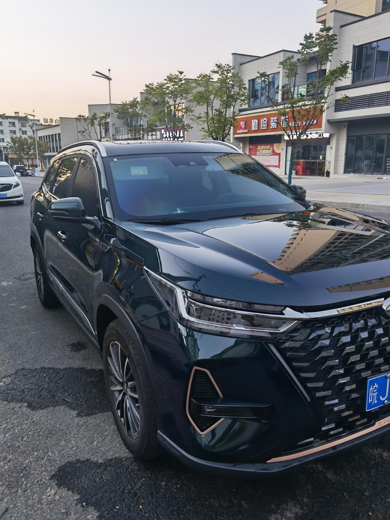 奇瑞瑞虎8 PRO 1.6T虎8pro舰艇绿提车3个月了，油耗8个多，动力充沛，1400km时发现油门踏板震动，黑和绿有
