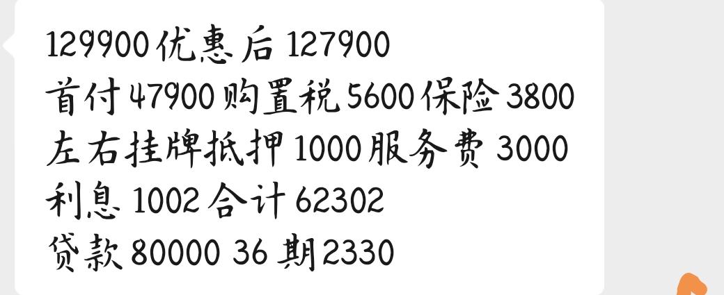 长安CS75 PLUS 这样下来贵了还是便宜了 求指导。