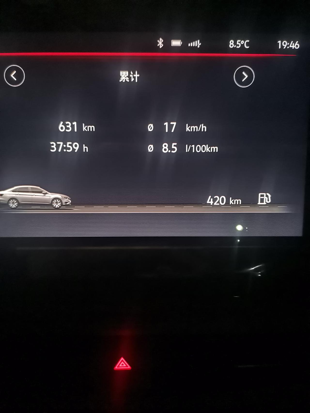 大众速腾 磨合期油耗 这个油耗怎么样？
