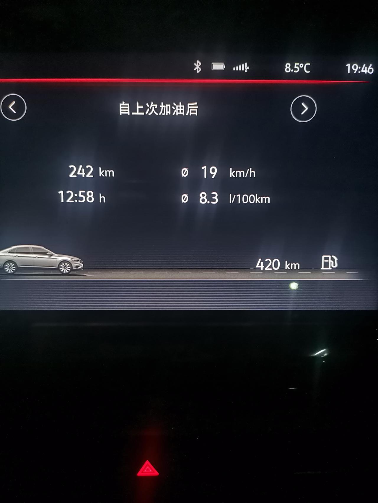 大众速腾 磨合期油耗 这个油耗怎么样？