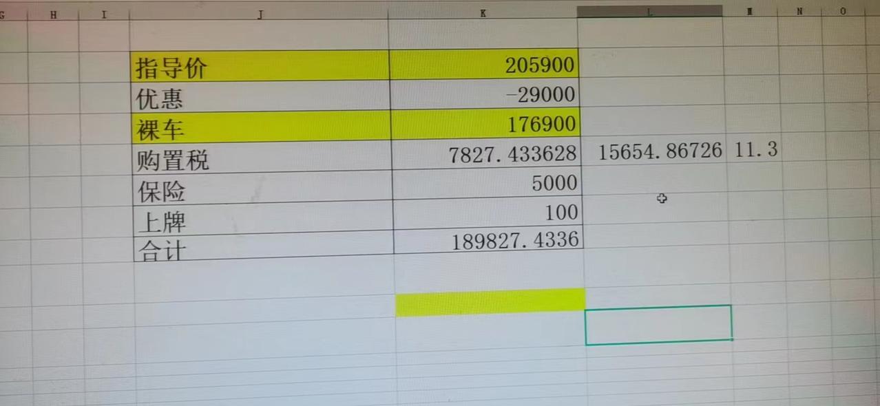 大众帕萨特 深圳这边给我报20.3 想看看深圳哪家店比较便宜我在老家问的18.9