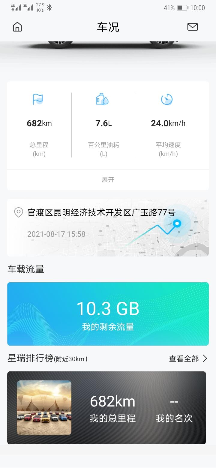 星瑞的流量是有多少呢？每月10G嘛？给有谁知道？