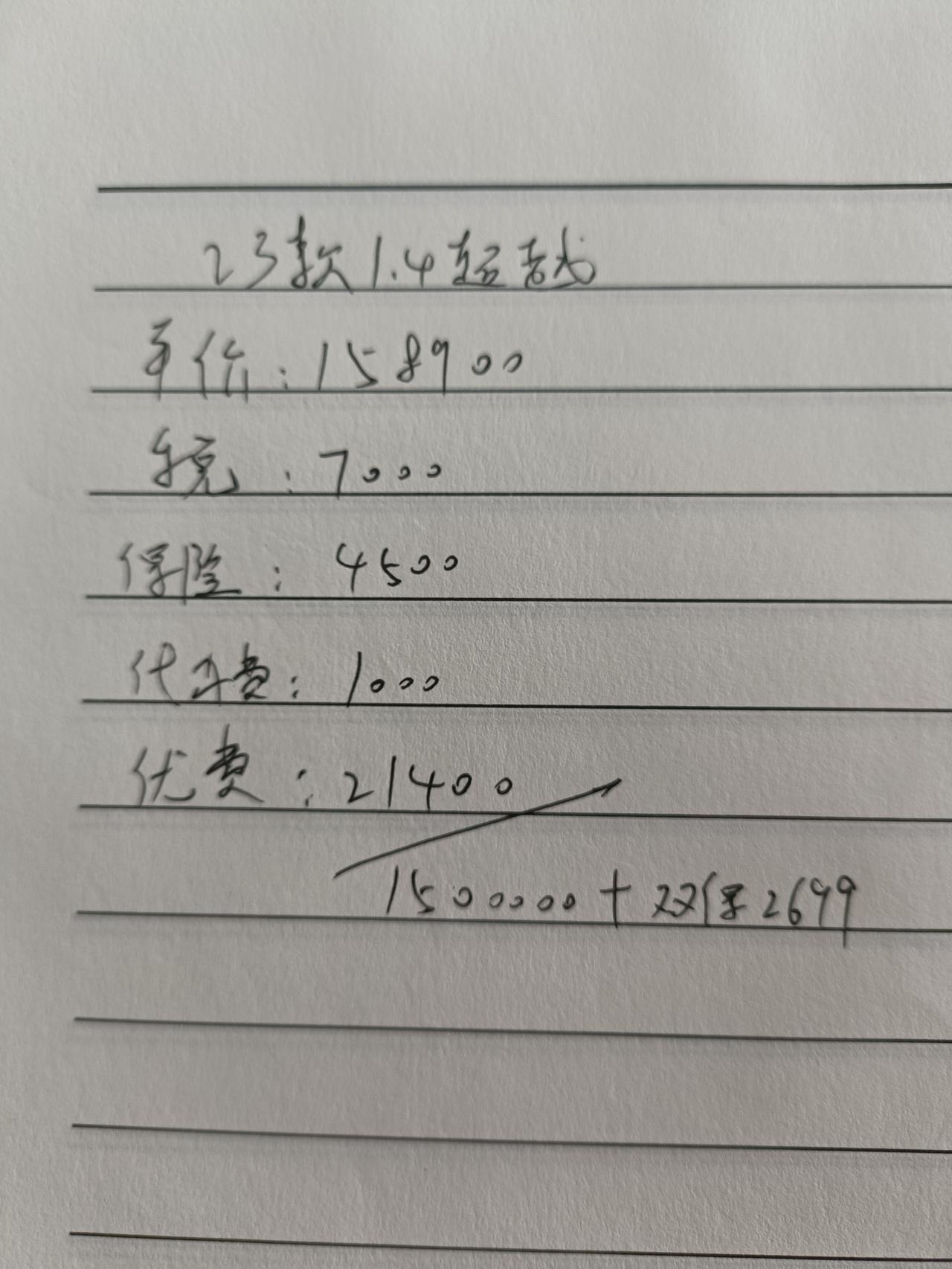 大众速腾 兄弟们，这个价格咋样？求答