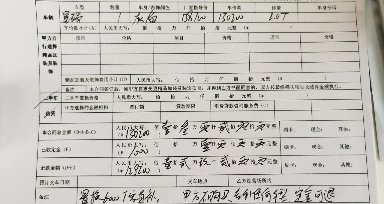 星瑞尊贵裸车130200落地147000这个价格怎么样
