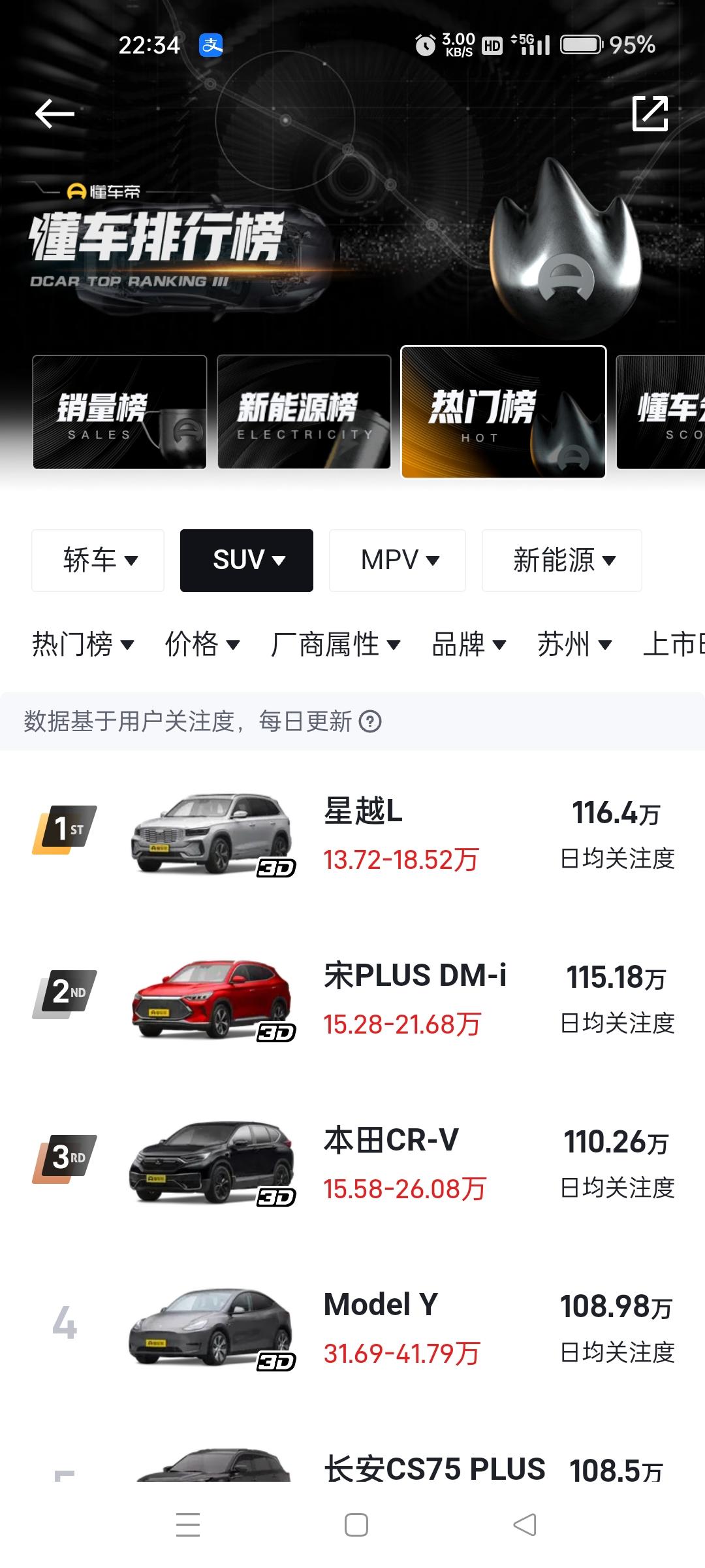吉利星越L 为什么星越l一直第一名星瑞为什么不排第一