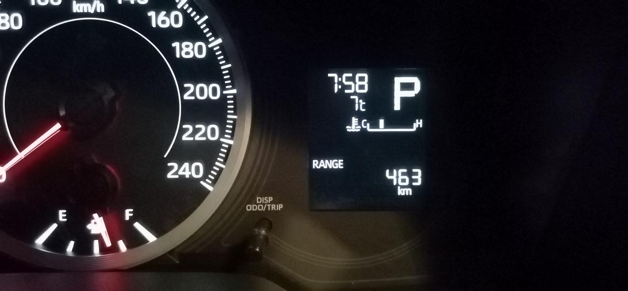 丰田雷凌 请问这个range  463km是什么意思？这个水箱温度多少才是合适的？