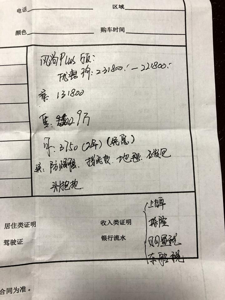 丰田RAV4荣放 坐标广东惠州，荣放风尚 plus版本报价，好像送的东西有点少啊，没有深入谈下去