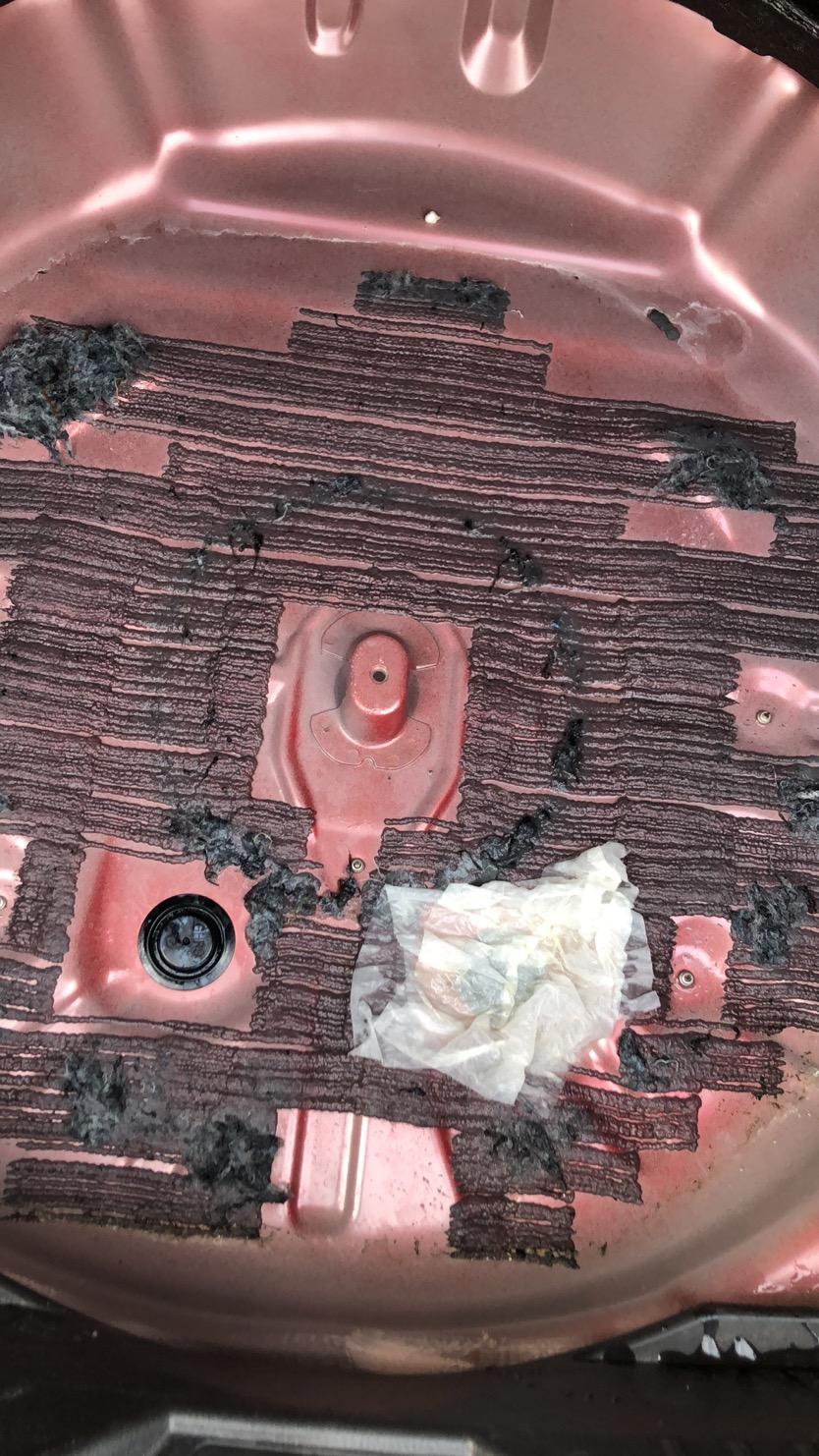 马自达3 昂克赛拉 17款昂克赛拉，去年年初买的，前几天整理后备箱发现备胎槽里面全是水，车尾没出现过碰撞也没维修过，这是