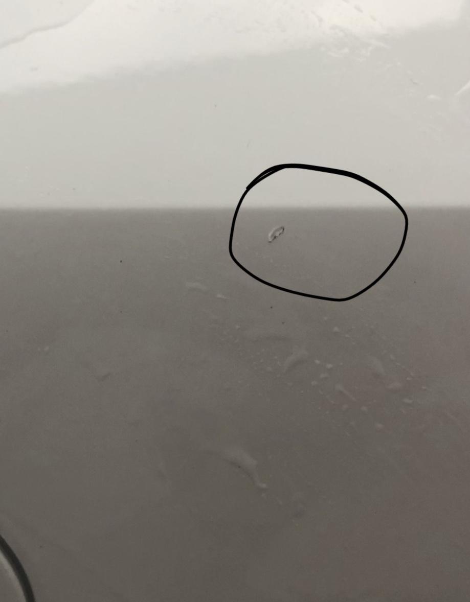 大众高尔夫 这是刚买20天的车  这样掉漆是正常的吗。我该怎么解决 谁能救救我帮帮我