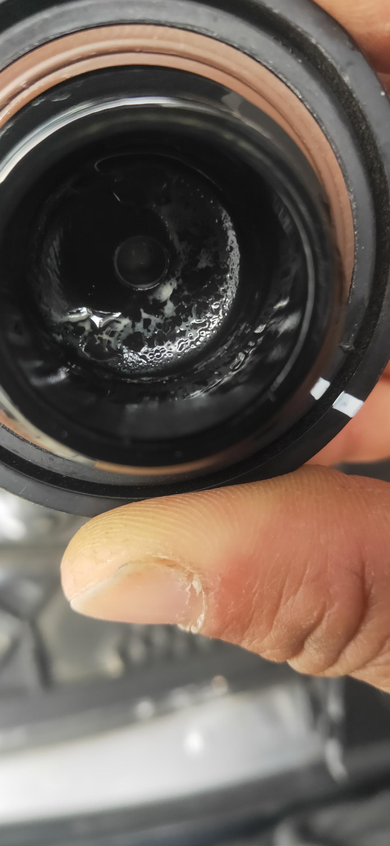比亚迪唐DM 请教老司机这乳白色的是什么？