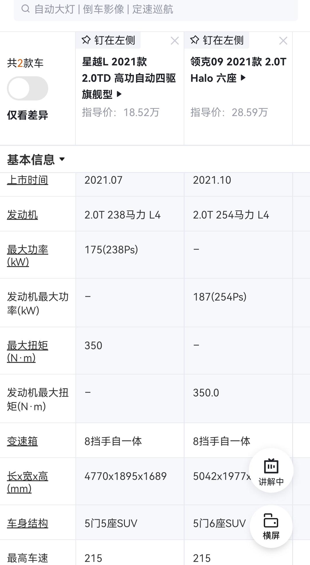 领克09 09mhev的发动机、变速箱型号是不是和星越L的完全一样，只是调教不一样？