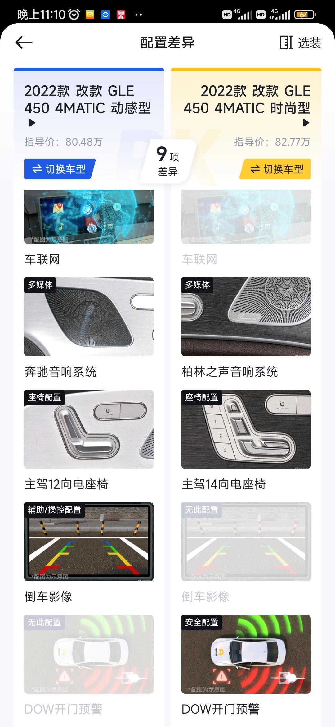 奔驰GLE 你们的GLE450主座椅，是多少向的调节？我的怎么只有12向，跟动感型一样的？是不是被骗了