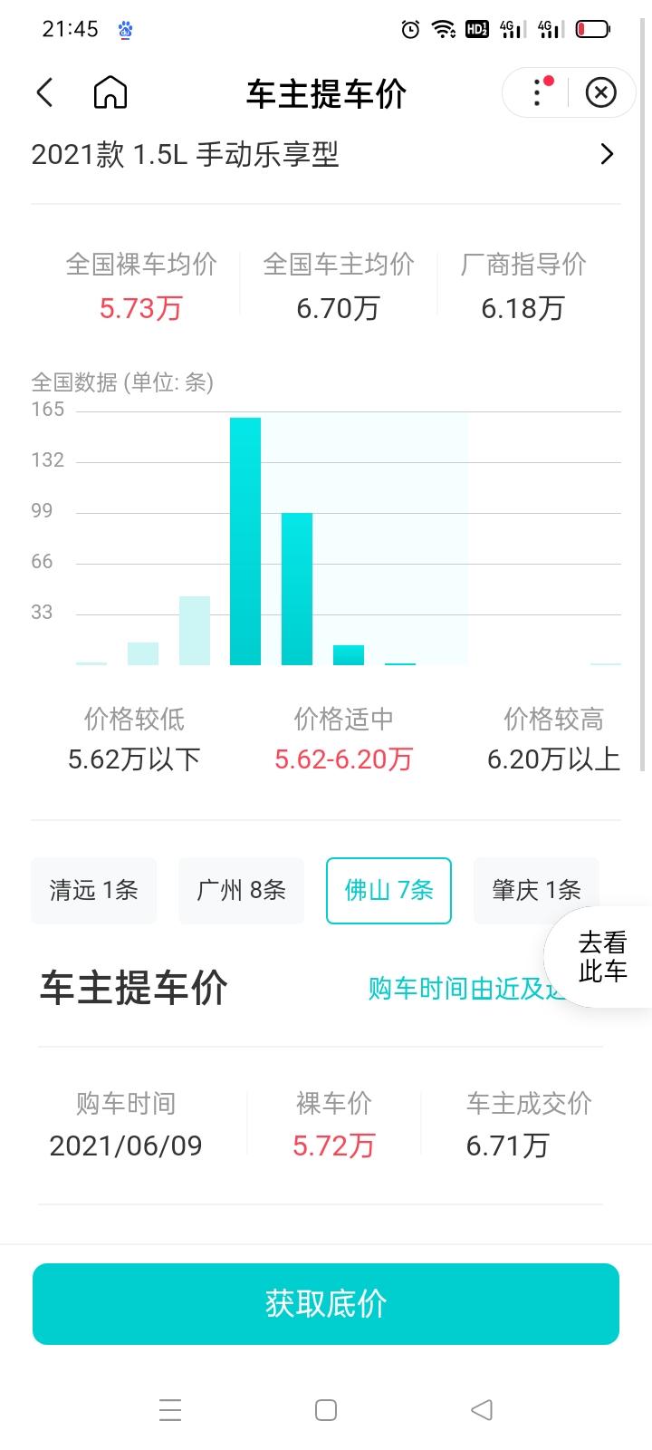 宝骏510 老铁们  手动乐享61800这款  你们那边的全款下来多少合适？？优惠多少？？ 我是清远这边的
