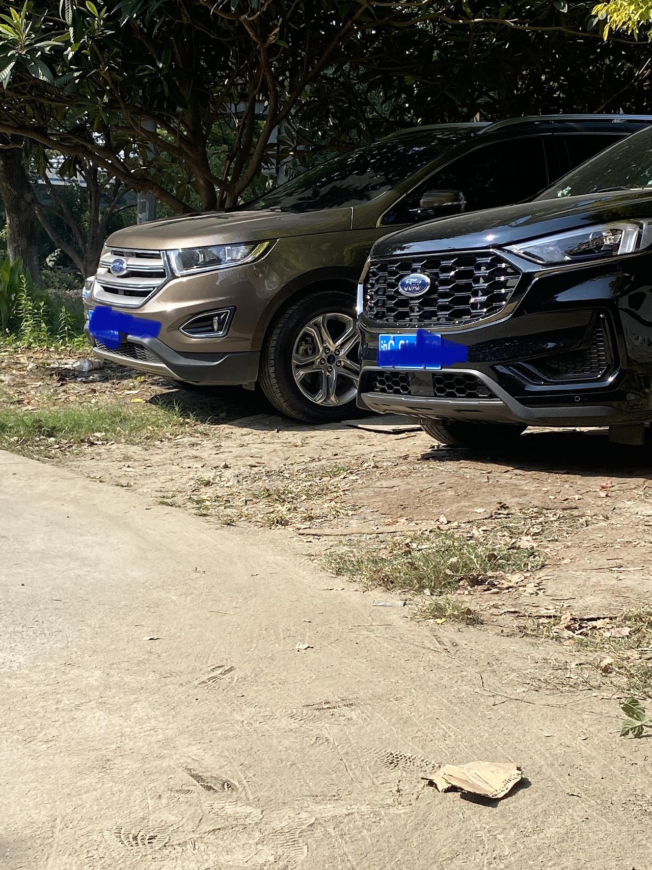 福特锐界 有没有大神能把这两款车 车灯换一下