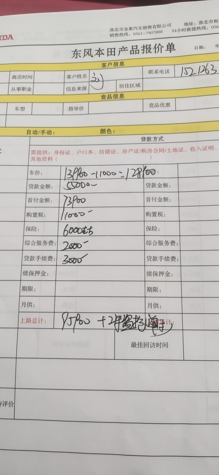本田思域 劲动板中配，这个价格贵不贵