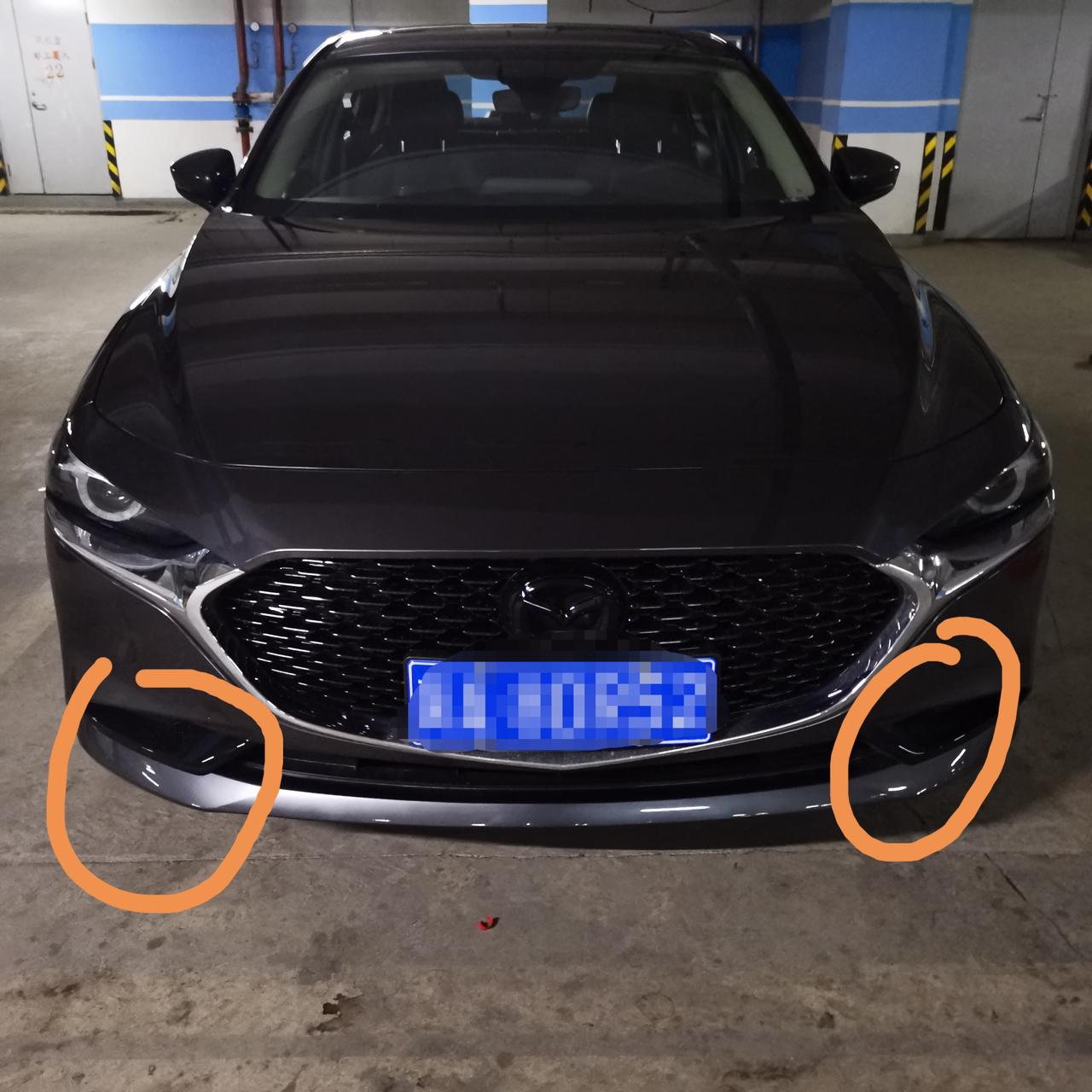 马自达3 昂克赛拉 这俩是灯么 能开么
