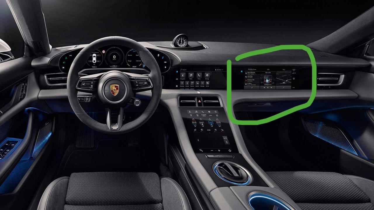 保时捷Taycan 为什么那个Passenger Display只有这么点功能还卖差不多一万，有什么特别？